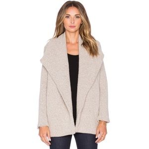 NWOT James Peres open drape cardigan sweater